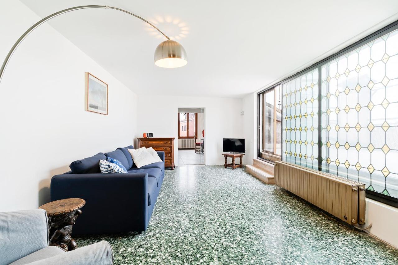 Ferienwohnung Ponte Di Rialto Penthouse With Panoramic Terrace Venedig Exterior foto