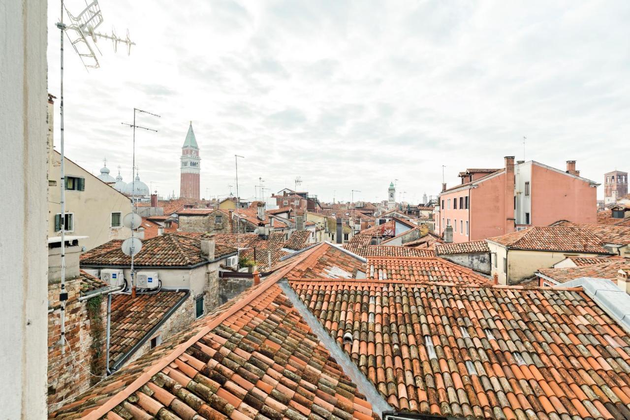 Ferienwohnung Ponte Di Rialto Penthouse With Panoramic Terrace Venedig Exterior foto